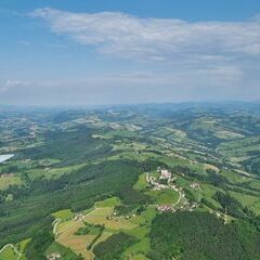 Flugwegposition um 14:24:11: Aufgenommen in der Nähe von Waidhofen an der Ybbs, Österreich in 1081 Meter